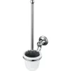 Haceka toiletborstelset Allure chroom keramiek