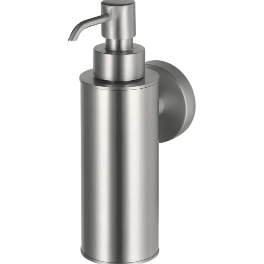 Haceka zeepdispenser Kosmos RVS look geborsteld metaal