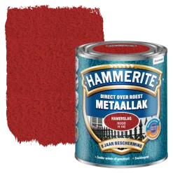 Hammerite Direct over Roest metaallak hamerslag rood 750 ml