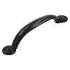 Siro Handgreep Fleur zwart 96mm