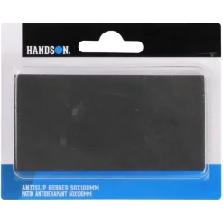 Handson anti slip rubber 50x100 mm zwart
