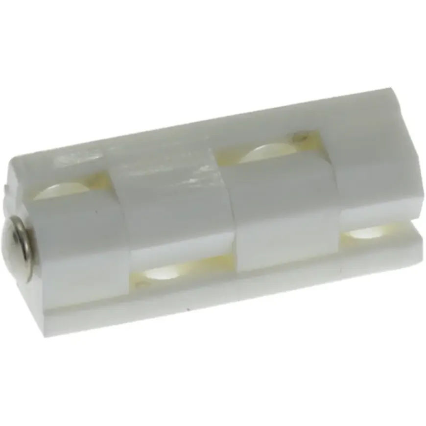 HANDSON Blokscharnier 44 mm wit gelakt - 4 stuks