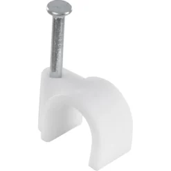 HANDSON kabelclip rond wit 10mm (25 stuks)