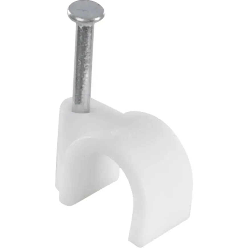 HANDSON kabelclip rond wit 10mm (25 stuks)