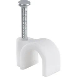 Handson Kabelclip Rond Wit 7 mm 25 Stuks
