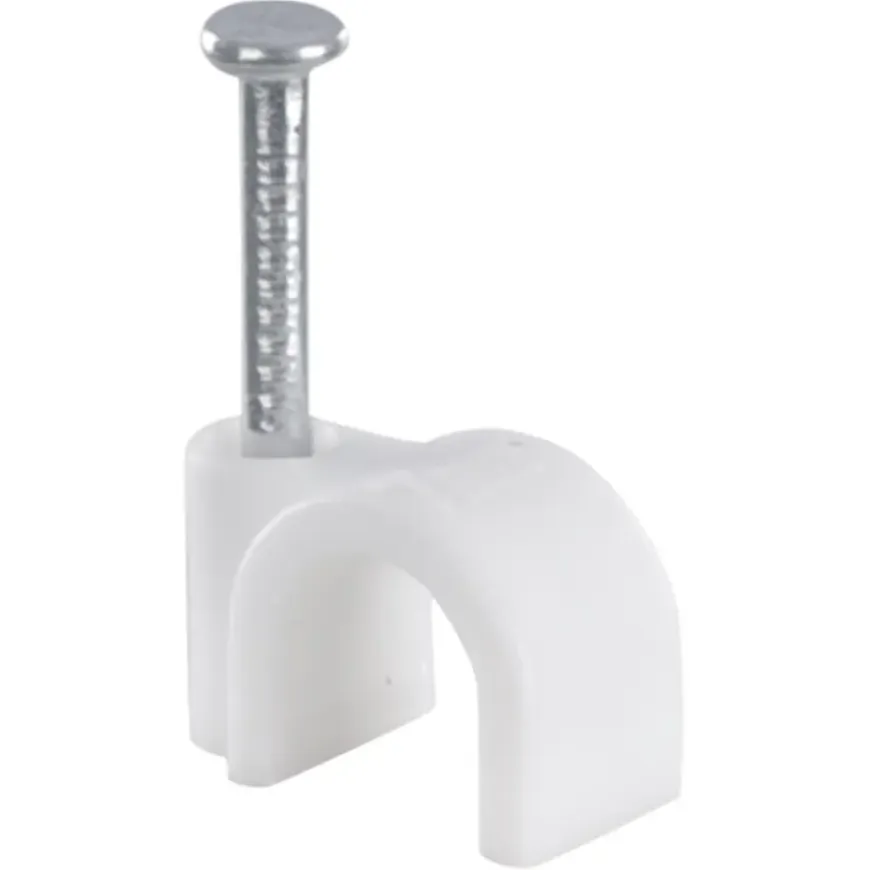 Handson Kabelclip Rond Wit 7 mm 25 Stuks
