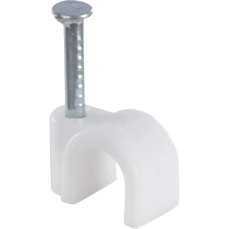 Handson Kabelclip Rond Wit 6 mm 25 Stuks