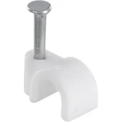 Handson Kabelclip Rond Wit 5 mm 25 Stuks