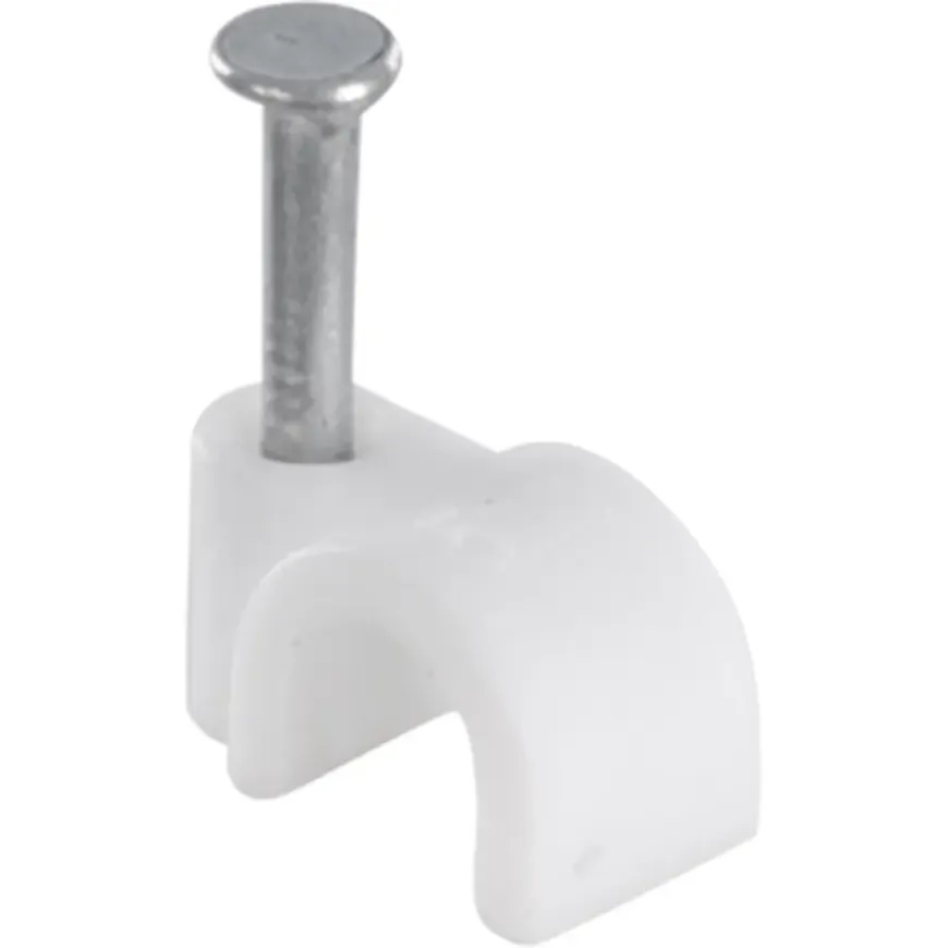 Handson Kabelclip Rond Wit 5 mm 25 Stuks