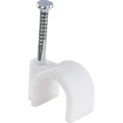 HANDSON kabelclip rond wit 9mm (25 stuks)