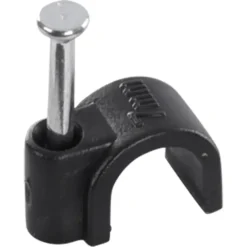 Handson Kabelclips Rond Zwart 7mm 25 stuks