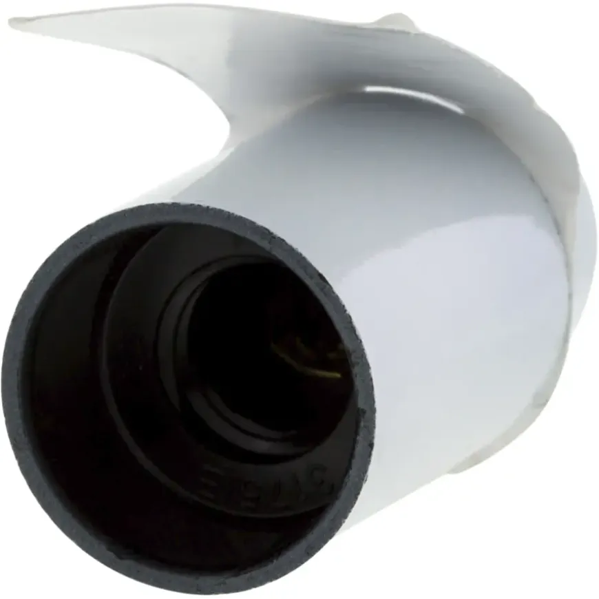 Handson lampfitting E14 glad wit