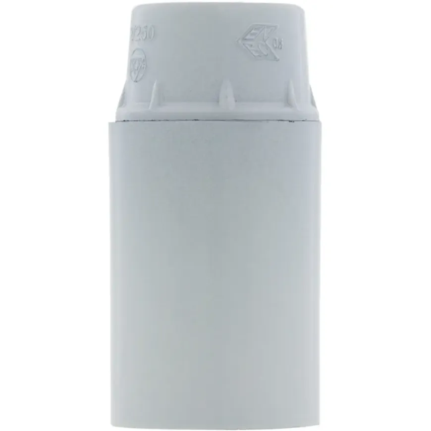 Handson lampfitting E14 glad wit