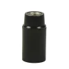 Handson lampfitting E14 glad zwart