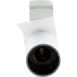 Handson lampfitting E14 haakse beugel wit