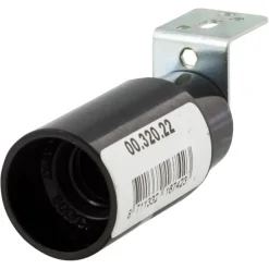 Handson lampfitting E14 haakse beugel zwart