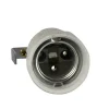 Handson lamphouder E27 haaks porcelein wit