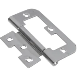 Handson Louvredeurscharnier 75x35 mm vernikkeld - 2 stuks