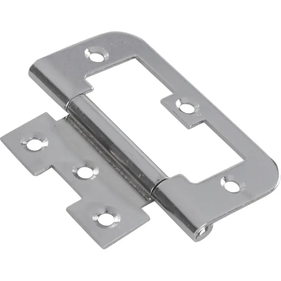Handson Louvredeurscharnier 75x35 mm vernikkeld - 2 stuks