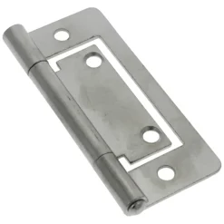 Handson Louvredeurscharnier 75x35 mm vernikkeld - 2 stuks