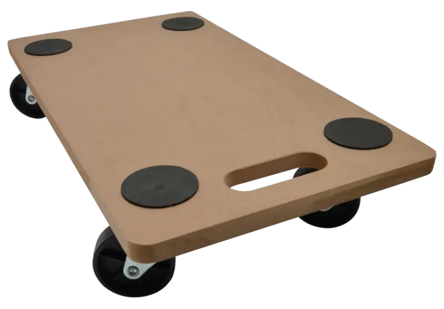 Handson MDF meubeltransporter harde wielen 56x30 cm max. 200 kg