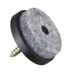 Handson meubelglijder viltglijder met schroef Ø20 mm bruin 12 stuks