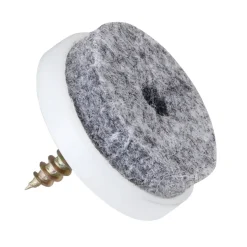 Handson meubelglijder viltglijder met schroef Ø24 mm grijs 8 stuks
