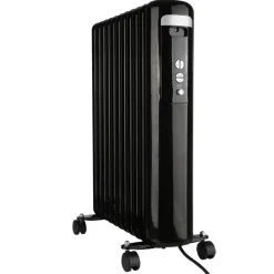 Handson olieradiator 2500 W zwart