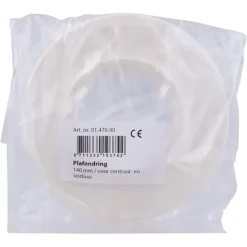 Handson Plafondring 138 mm Gat 60 mm Wit