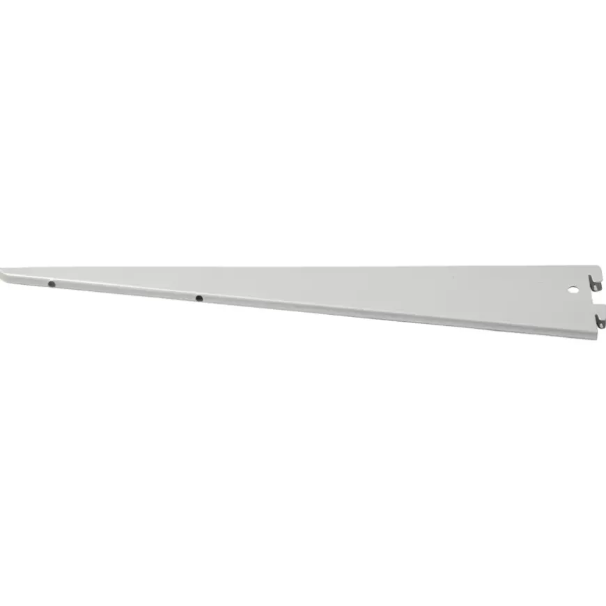 Handson plankdrager dubbel mat zilver 37 cm