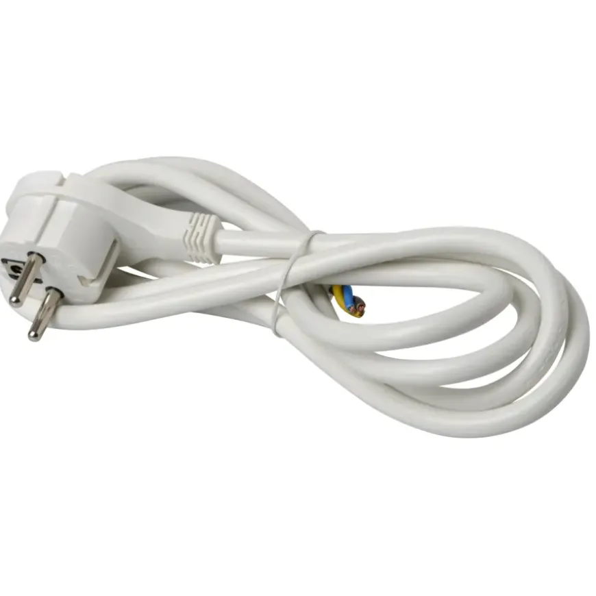Handson Platte Stekker RA met Snoer 2 Meter