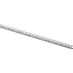 Handson rail enkel mat zilver 100 cm (2 stuks)