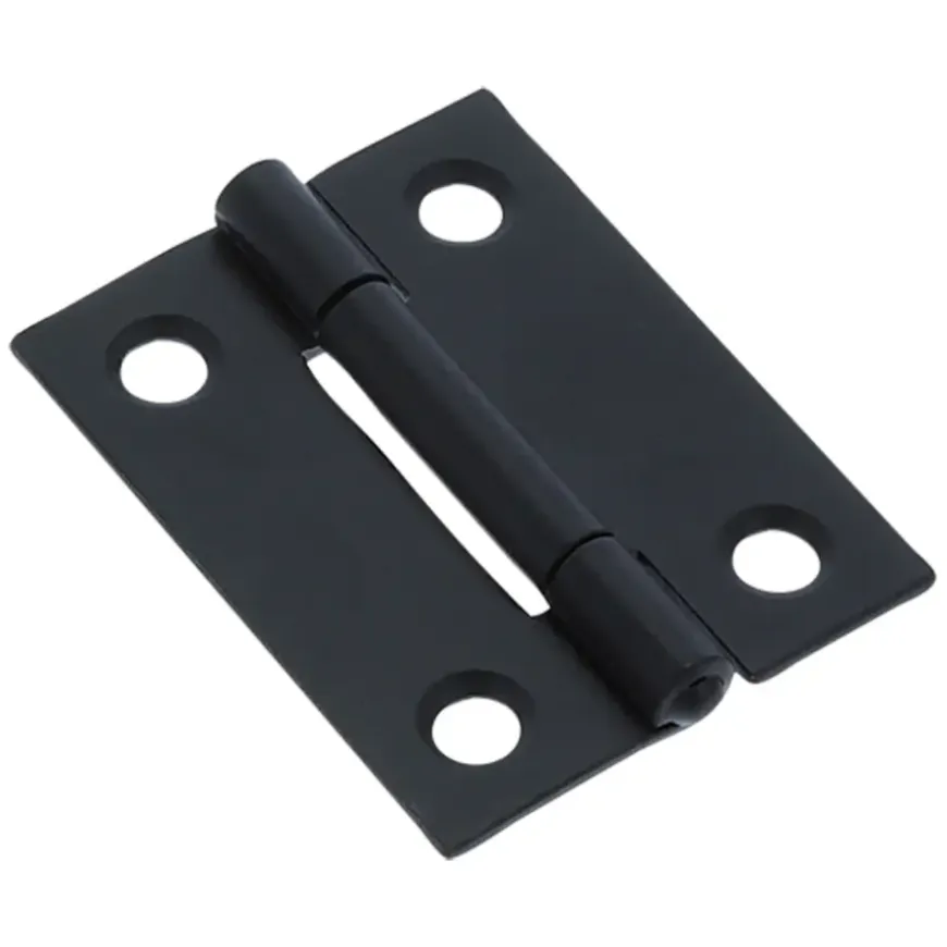HANDSON Scharnier met vaste pen 50x39 mm zwart - 2 stuks