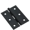HANDSON Scharnier met vaste pen 60x46 mm zwart - 2 stuks