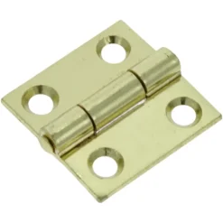 HANDSON Scharnier 25x25 mm vermessingd - 2 stuks