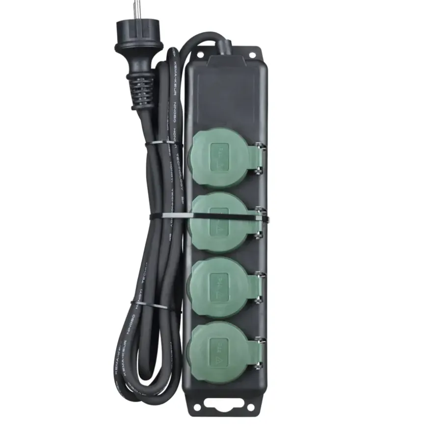 Handson Stekkerdoos 4-voudig RA IP44 3 Meter