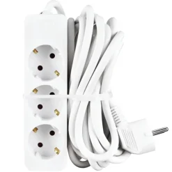 Handson Stekkerdoos 3-voudig Wit 5 Meter