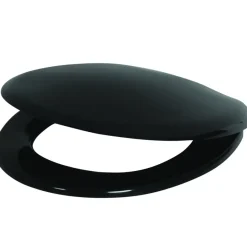 Handson Timo wc bril duroplast zwart met softclose en quick release