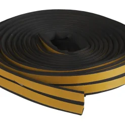 Handson tochtband V-profiel EPDM rubber antraciet 3 meter 2 stuks