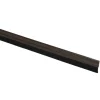 Handson tochtstrip aluminium 93 cm met borstel bruin
