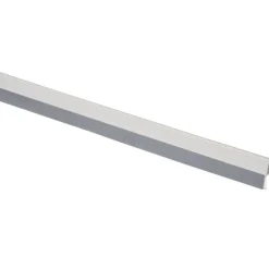 Handson tochtstrip wit aluminium 93 cm met grijze borstel