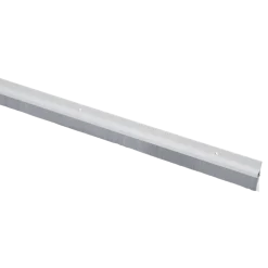 Handson tochtstrip wit kunststof 93 cm met grijze borstel