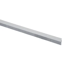 Handson tochtstrip wit kunststof 93 cm met grijze borstel