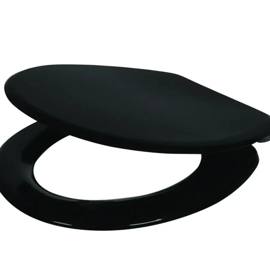 Handson Usko wc bril duroplast zwart met softclose en quick release