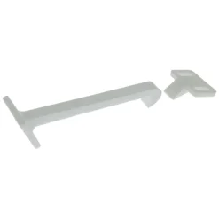 Handson veiligheidshaak wit 5 mm 3 stuks