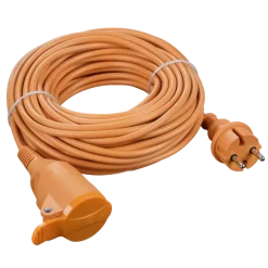 Handson Verlengsnoer Oranje 2x1,5mm 20 Meter IP44