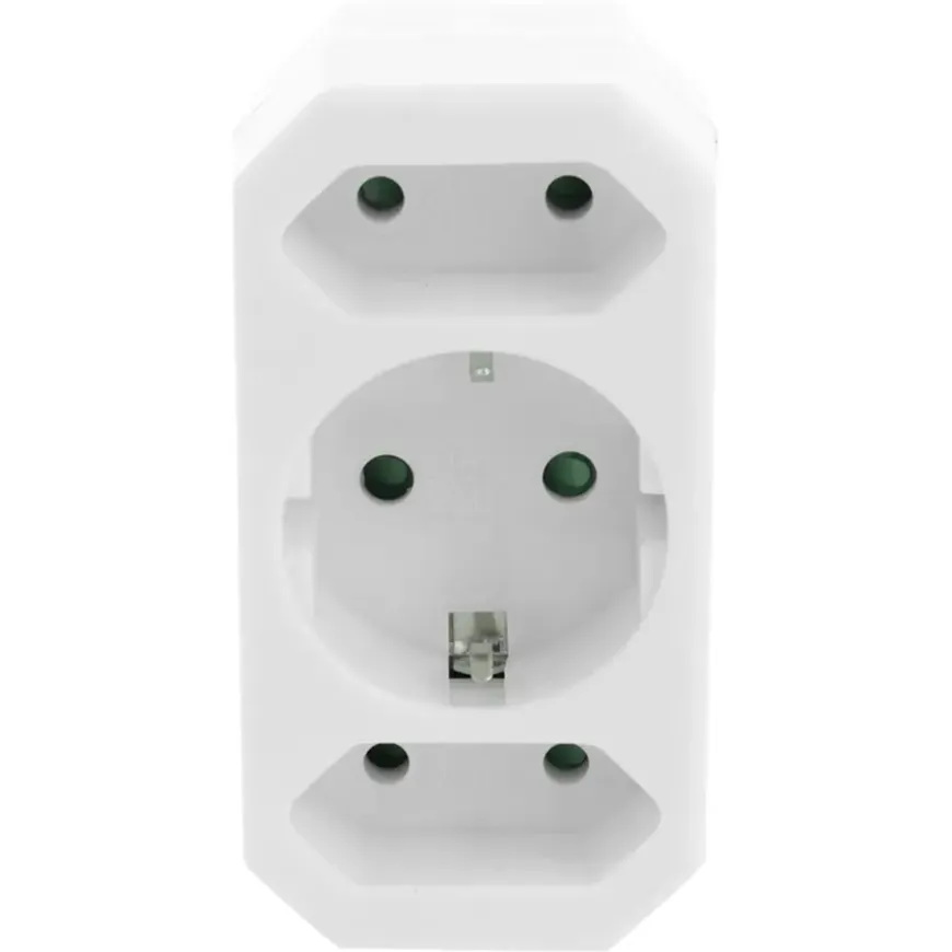 Handson Verloopstekker 2x Euro + 1x RA