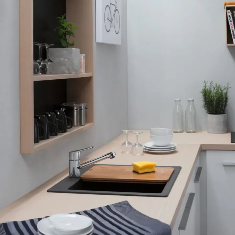 Hansgrohe Focus M43 éénhendel keukenkraan Chroom 100