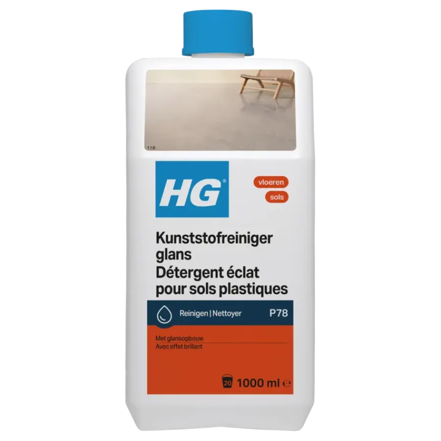 HG kunststof glansreiniger 1 liter