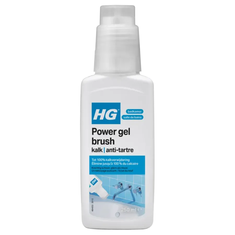 HG Power gel brush kalk 250 ml